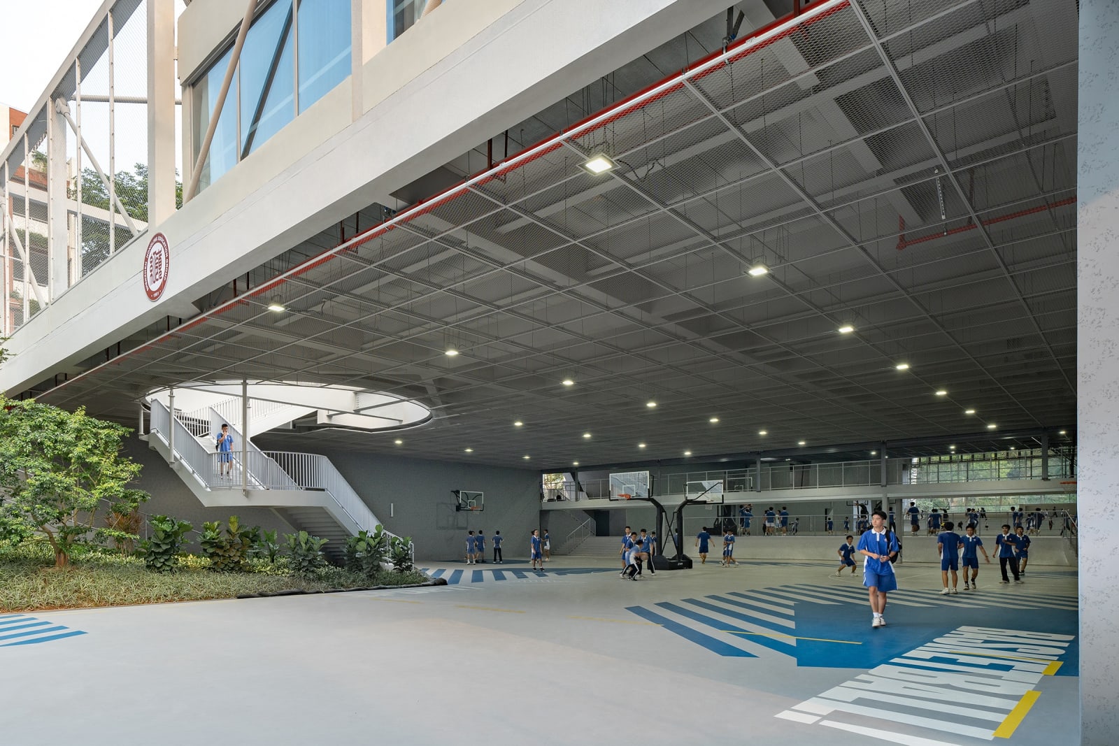 Hongling High School / ENVIRONMENT GRAPHICS, Gwangjun.com (Design Studio) / The Mainland