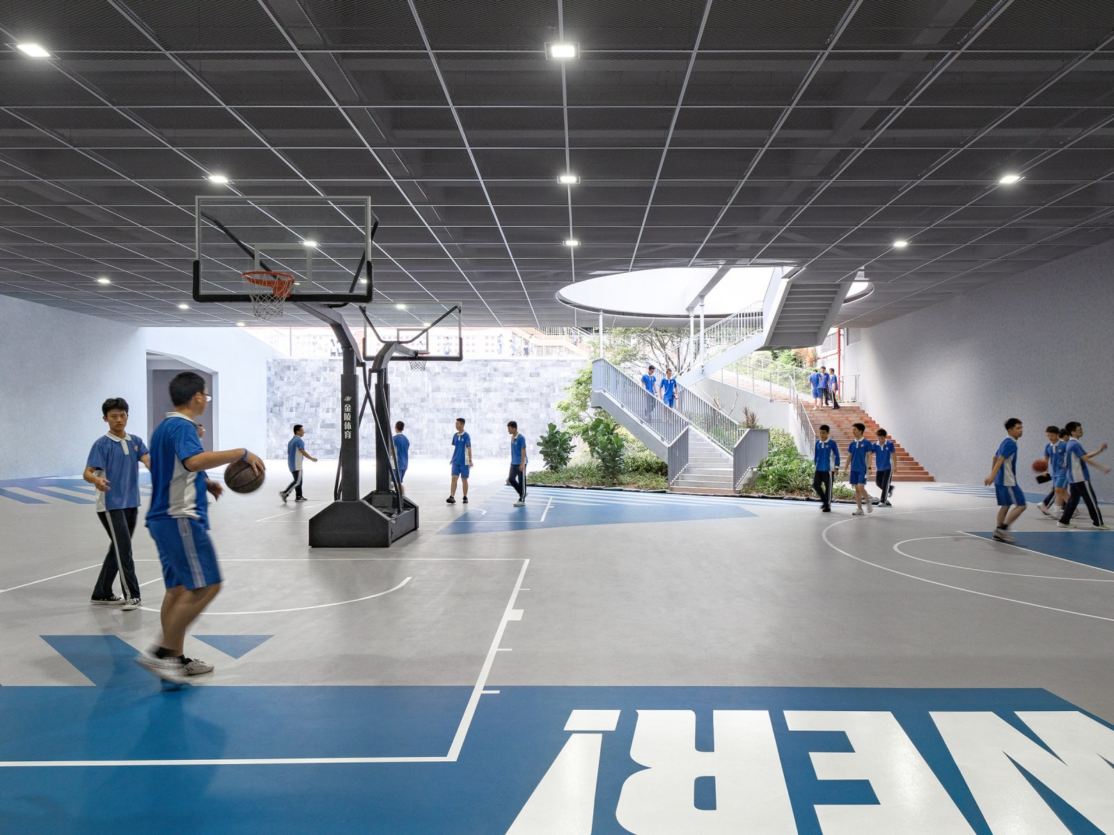 Hongling High School / ENVIRONMENT GRAPHICS, Gwangjun.com (Design Studio) / The Mainland