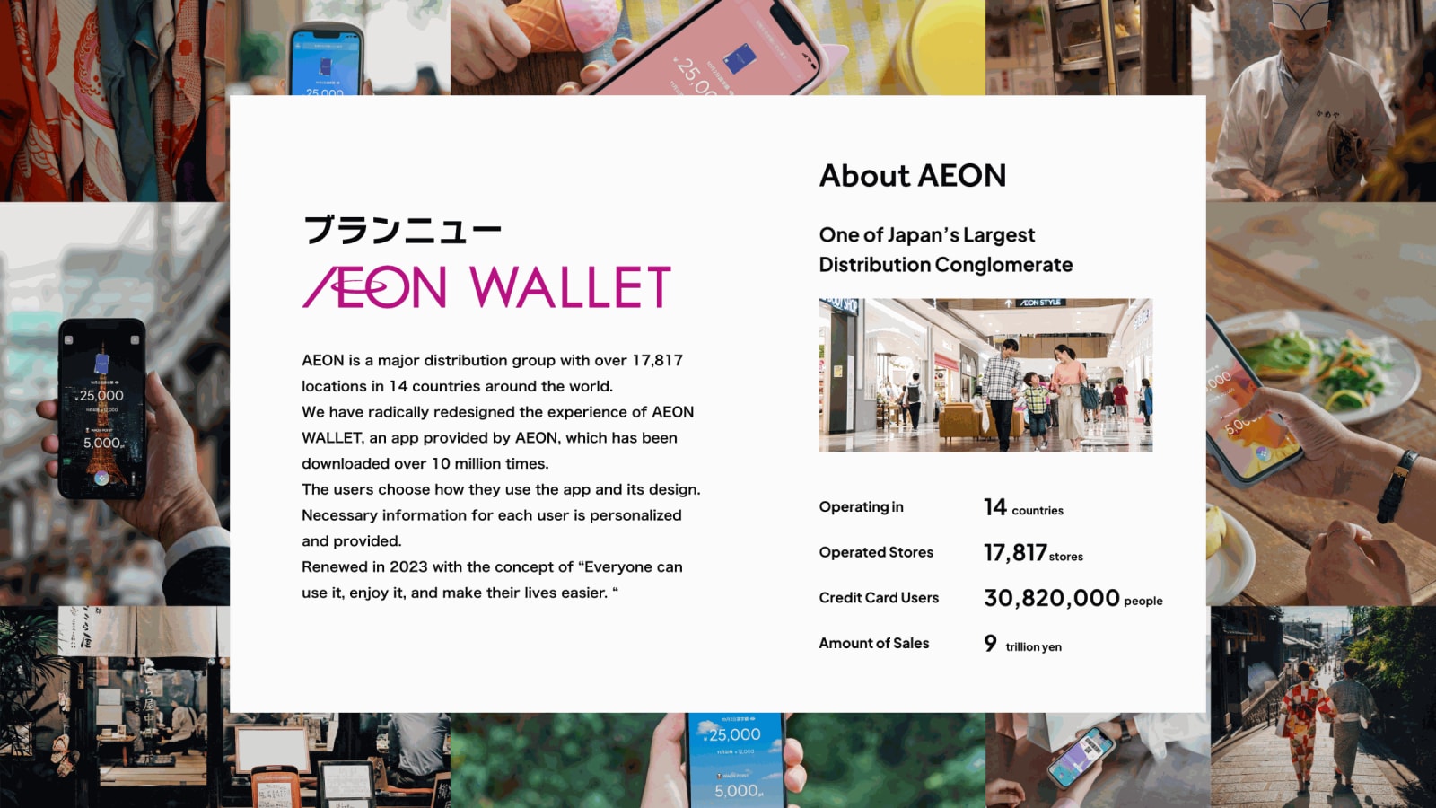 AEON WALLET, AEON Financial Service Co., Ltd. / Japan