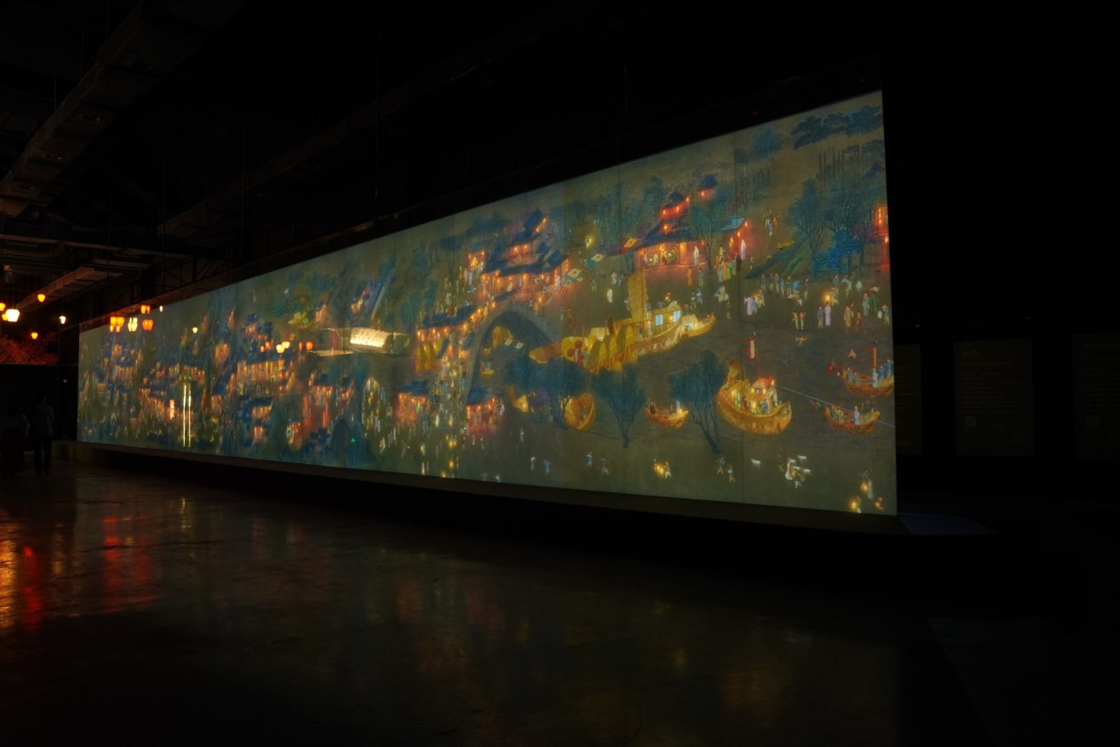 Entire Dynamic AI Scroll of the Qingming Shanghe Tu, Guangxi Nanning JuXiang Digital Technology Co., Ltd. / The Mainland