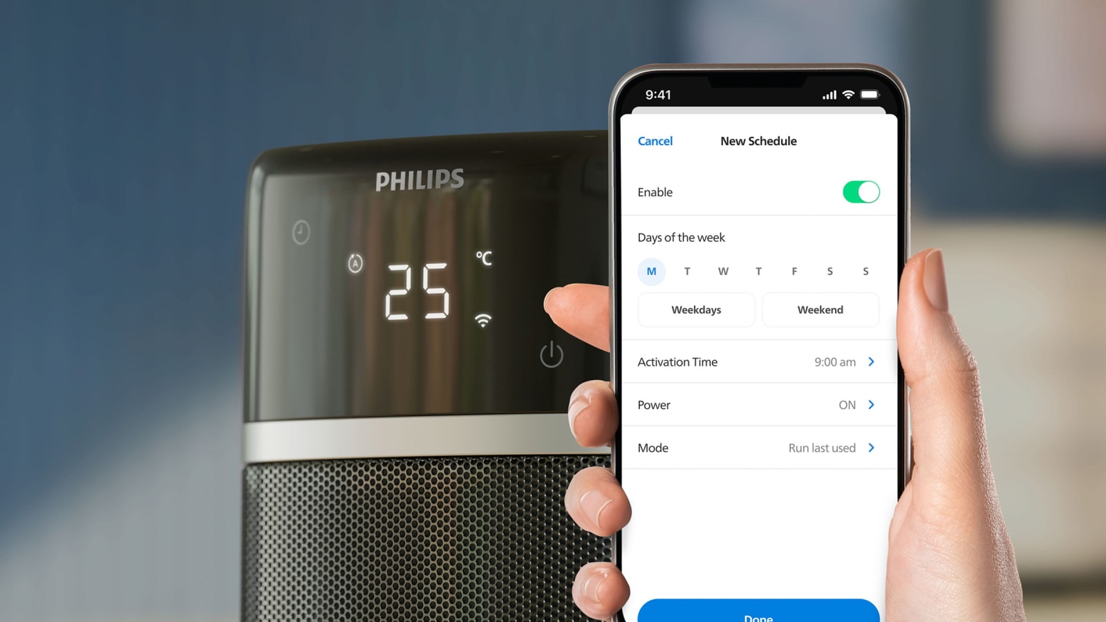 Philips Ceramic Fan Heater 5000 Series, Versuni Experience Design / Netherlands
