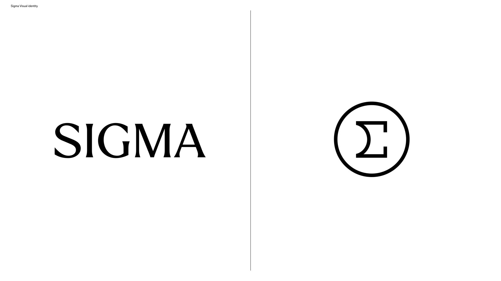 Sigma Brand Identity, Stockholm Design Lab / Sweden