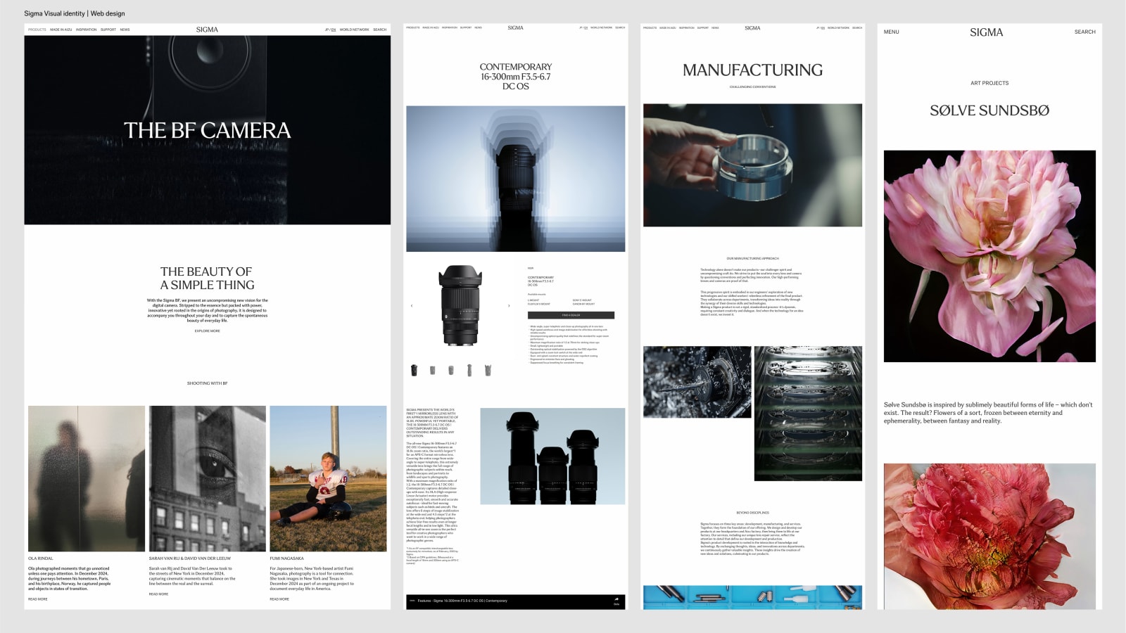 Sigma Brand Identity, Stockholm Design Lab / Sweden