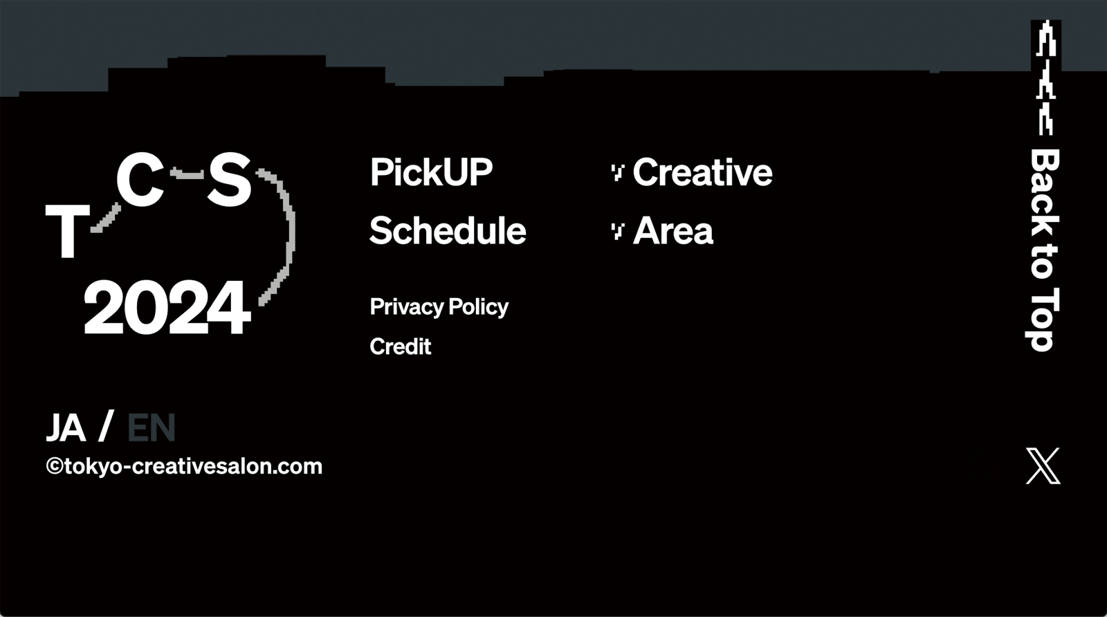 TCS 2024 website, Flowplateaux Co., Ltd. / Japan