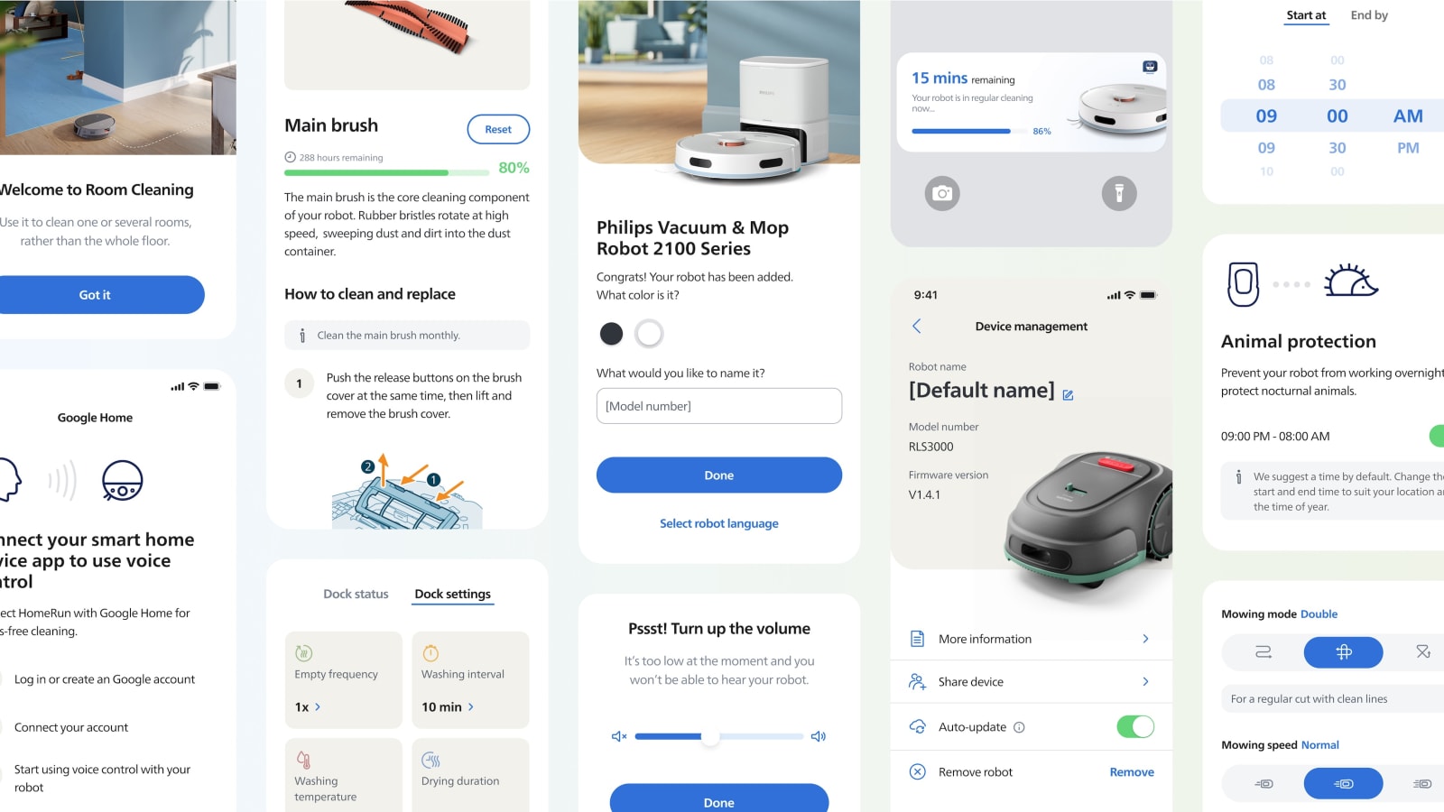 Philips HomeRun App, Versuni Experience Design / Netherlands