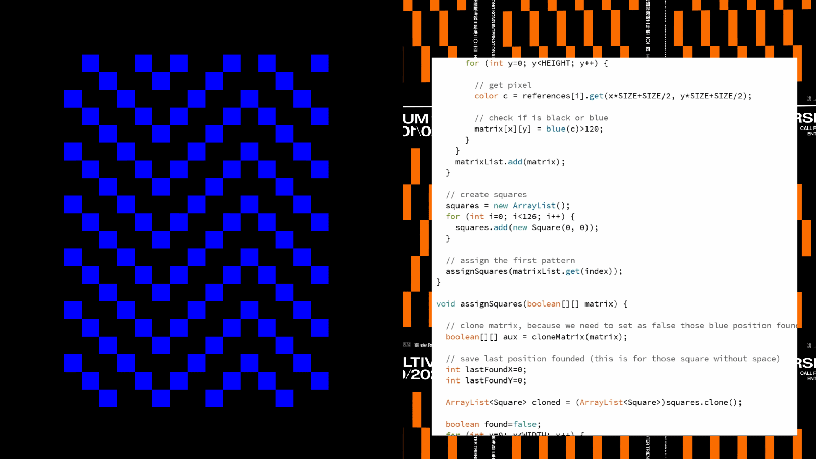 Motion for HK International Poster Triennial, W.H.Y. Brand Consultancy / Hong Kong