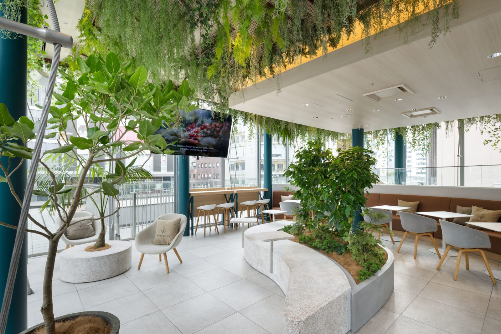 NESCAFE Sannomiya / Japan, ryokuensha Inc. / Japan