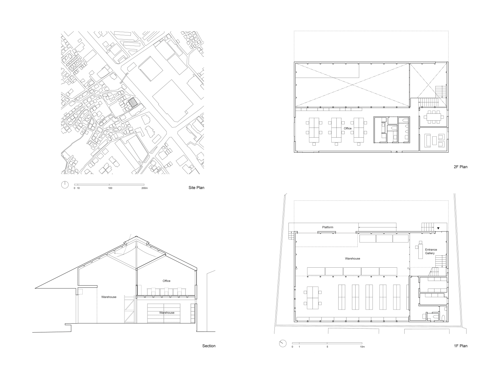 Warehouse in Ageo / Japan, Arii Irie Architects / Japan