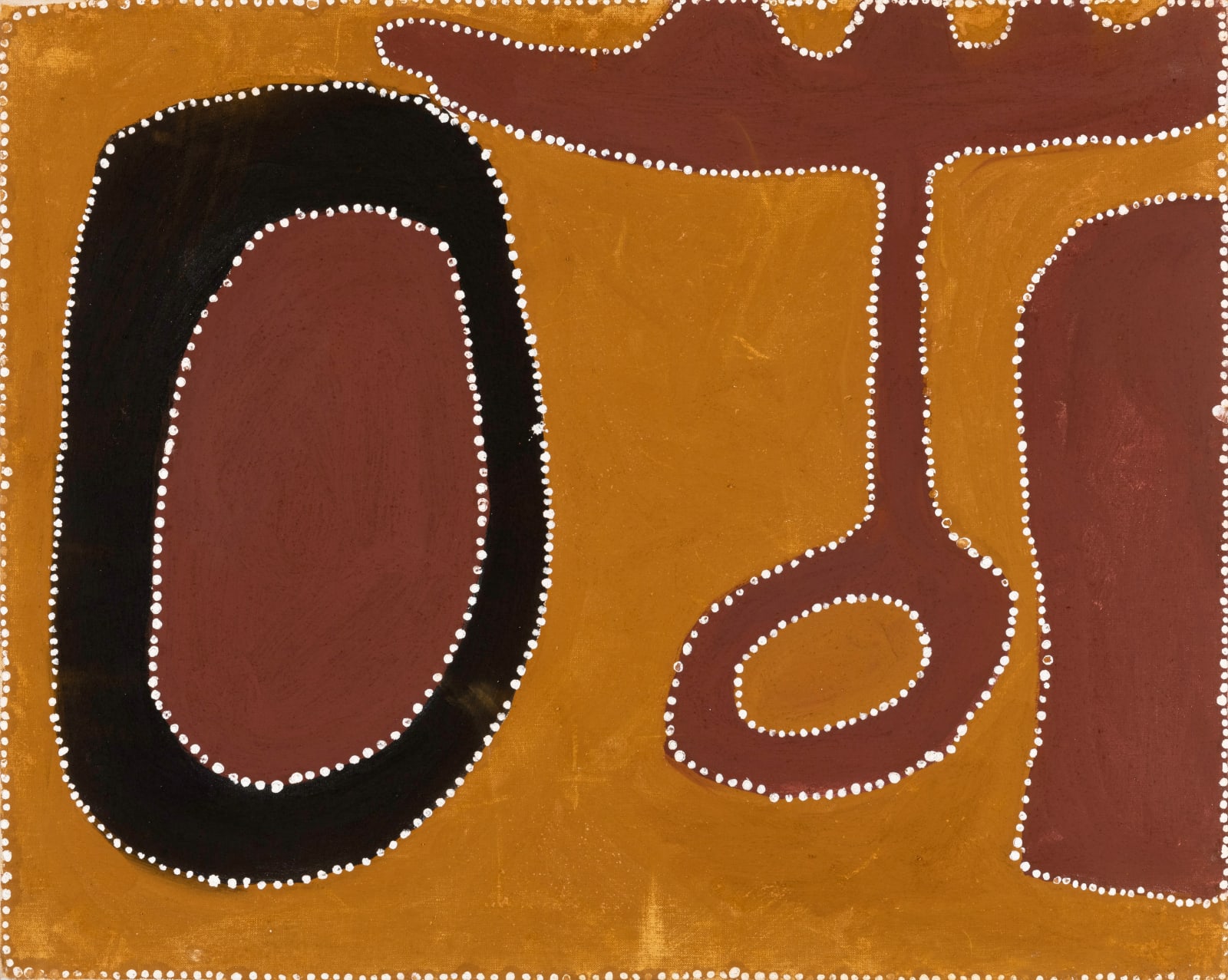 Bush Turkey, 1999 Natural earth pigments and synthetic binders on linen 31 1/2 x 39 3/8 in. (80 x 100 cm.) (PB 31) $65,000 HOLD