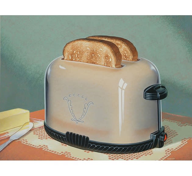Artist Unknown Untitled (Toaster), ca. 1945-49 Tempera on illustration board 12 x 15 3/8 in. (30.5 x 39.1 cm.)