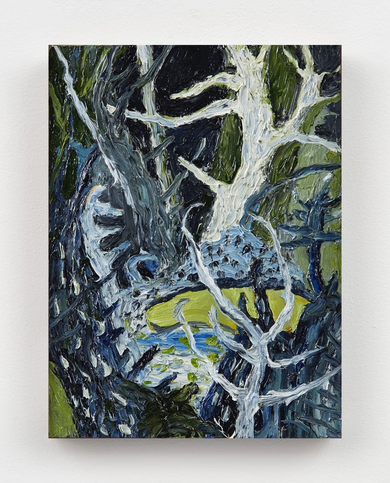 Thicket #2, 2021 Oil on wood panel 8 x 6 in. (20.3 x 15.2 cm.) (ML 29) SOLD