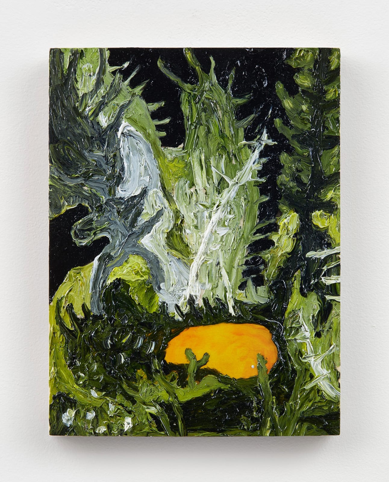Thicket #1, 2021 Oil on wood panel 8 x 6 in. (20.3 x 15.2 cm.) (ML 45) SOLD