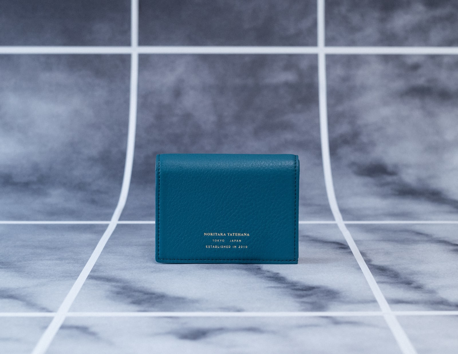 〈27〉MINI WALLET, TURQUOISE, 2019