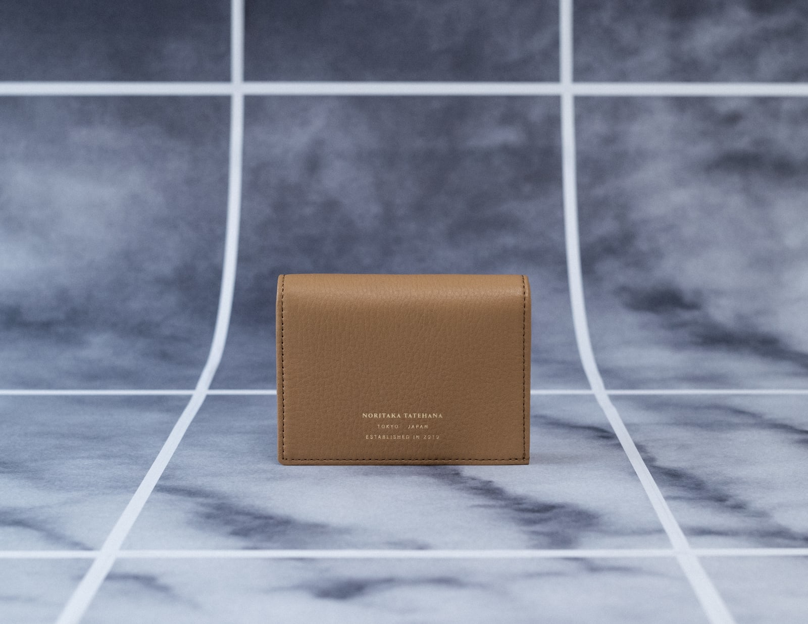 〈25〉MINI WALLET, CAMEL, 2019