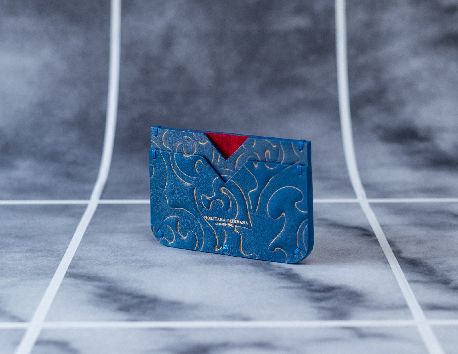 〈04〉EMBOSSED LEATHER CARD CASE #2, 2020