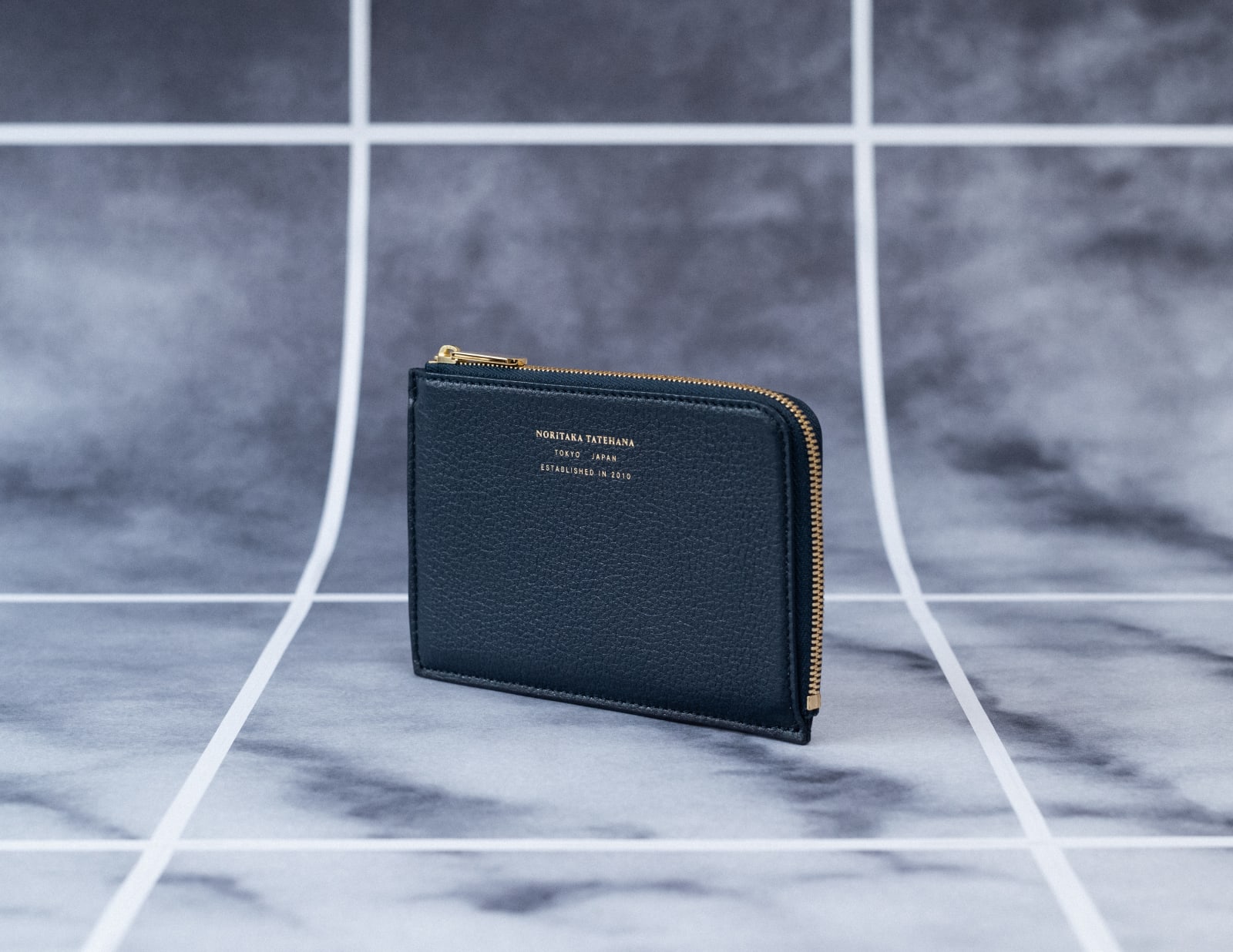 〈21〉ZIPPY MINI WALLET M, NAVY, 2019