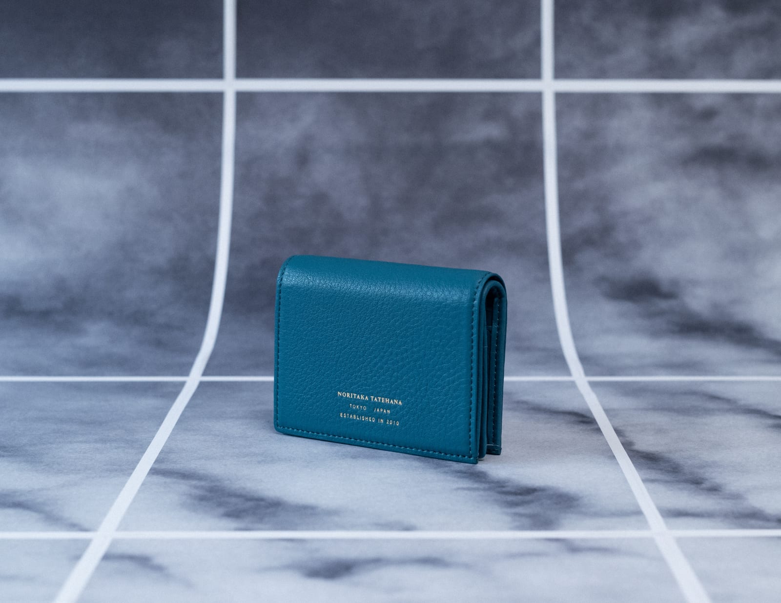 〈27〉MINI WALLET, TURQUOISE, 2019