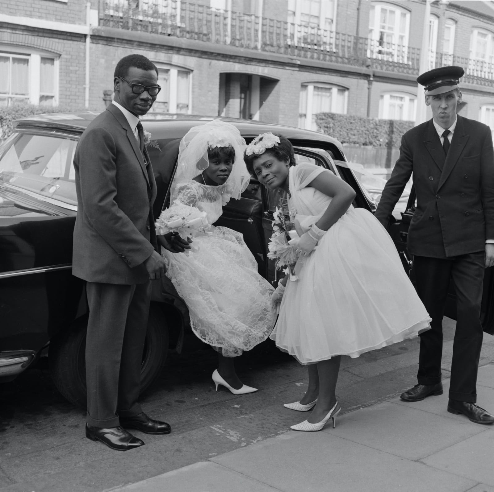 James Barnor, Wedding, Engineer Amarkai Laryea & Wife, London, 1964