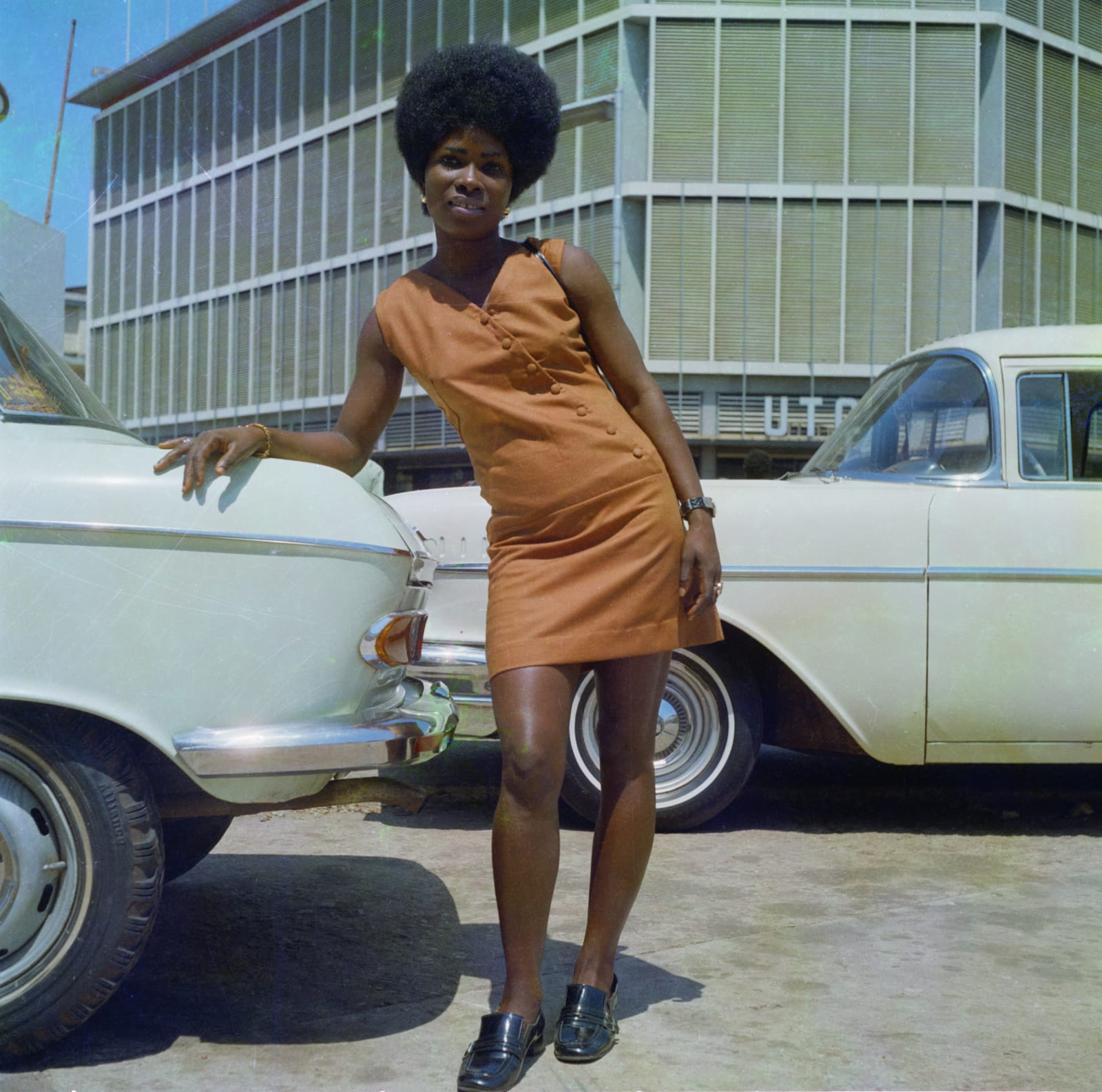 James Barnor, Sick - Hagemeyer Shop Assitant, Station Road, Accra, 1971