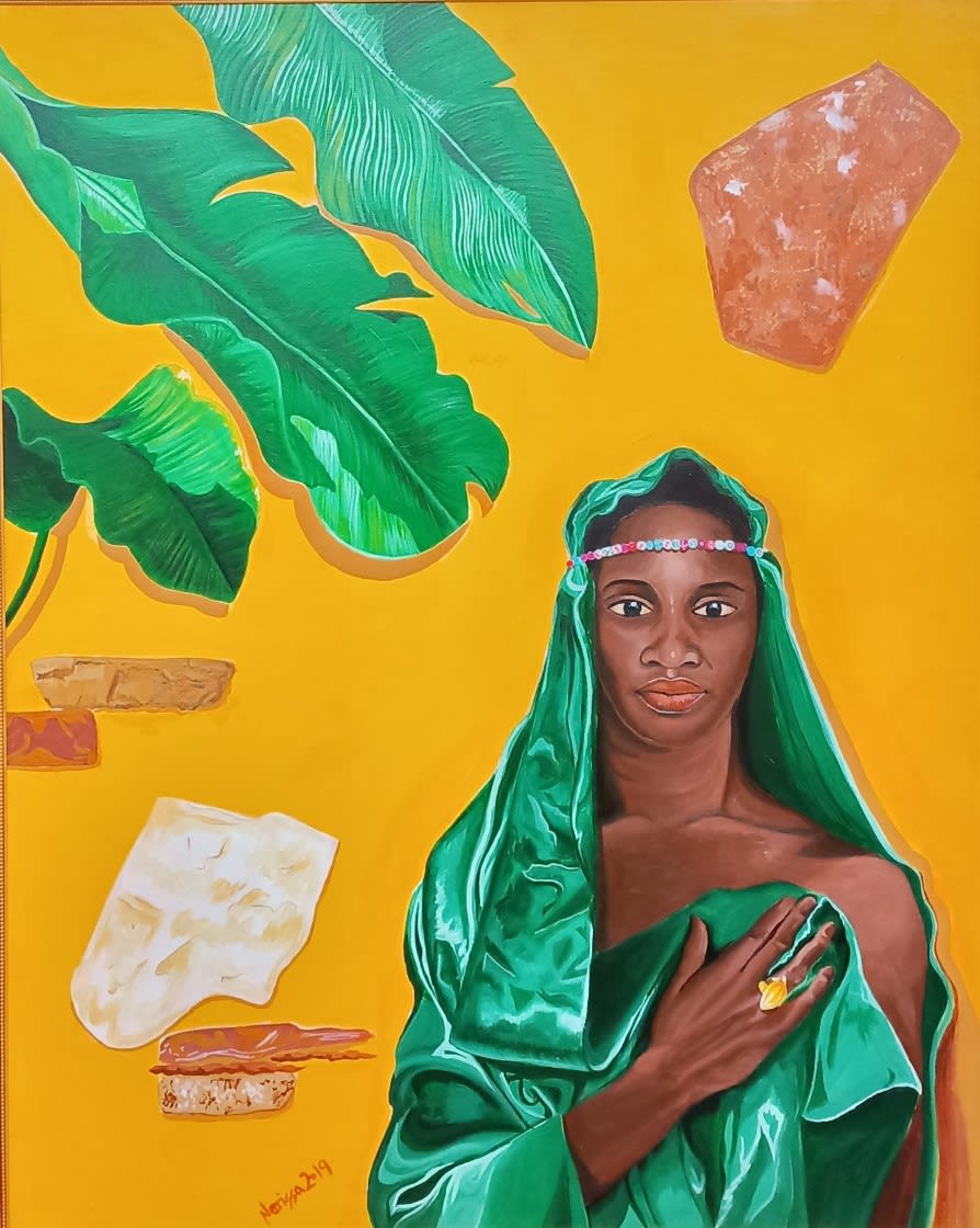 Yaa Asantewaa, 2019 80 cm X 100 cm Acrylic on canvas US$ 3,500