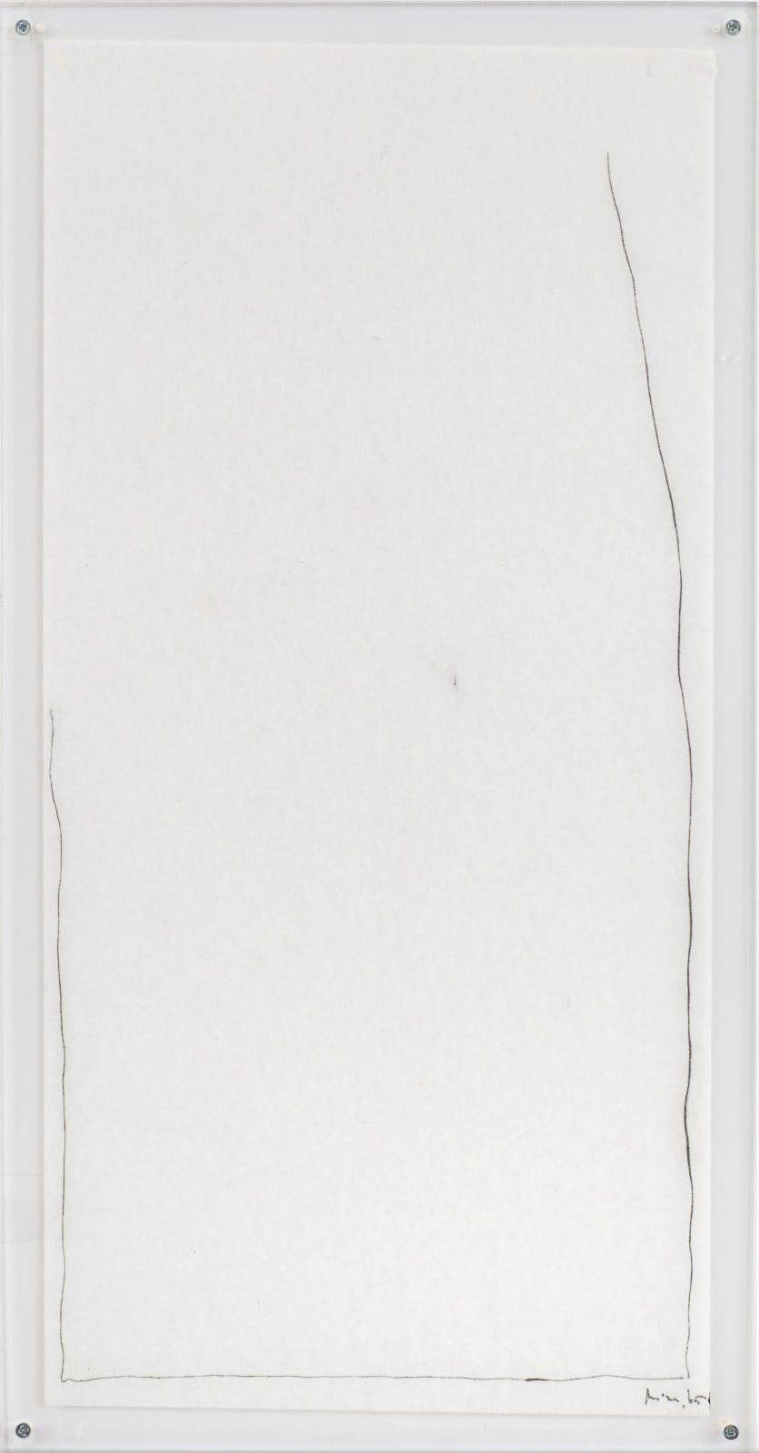 Mira Schendel, 2 Linhas Laterais, 1954