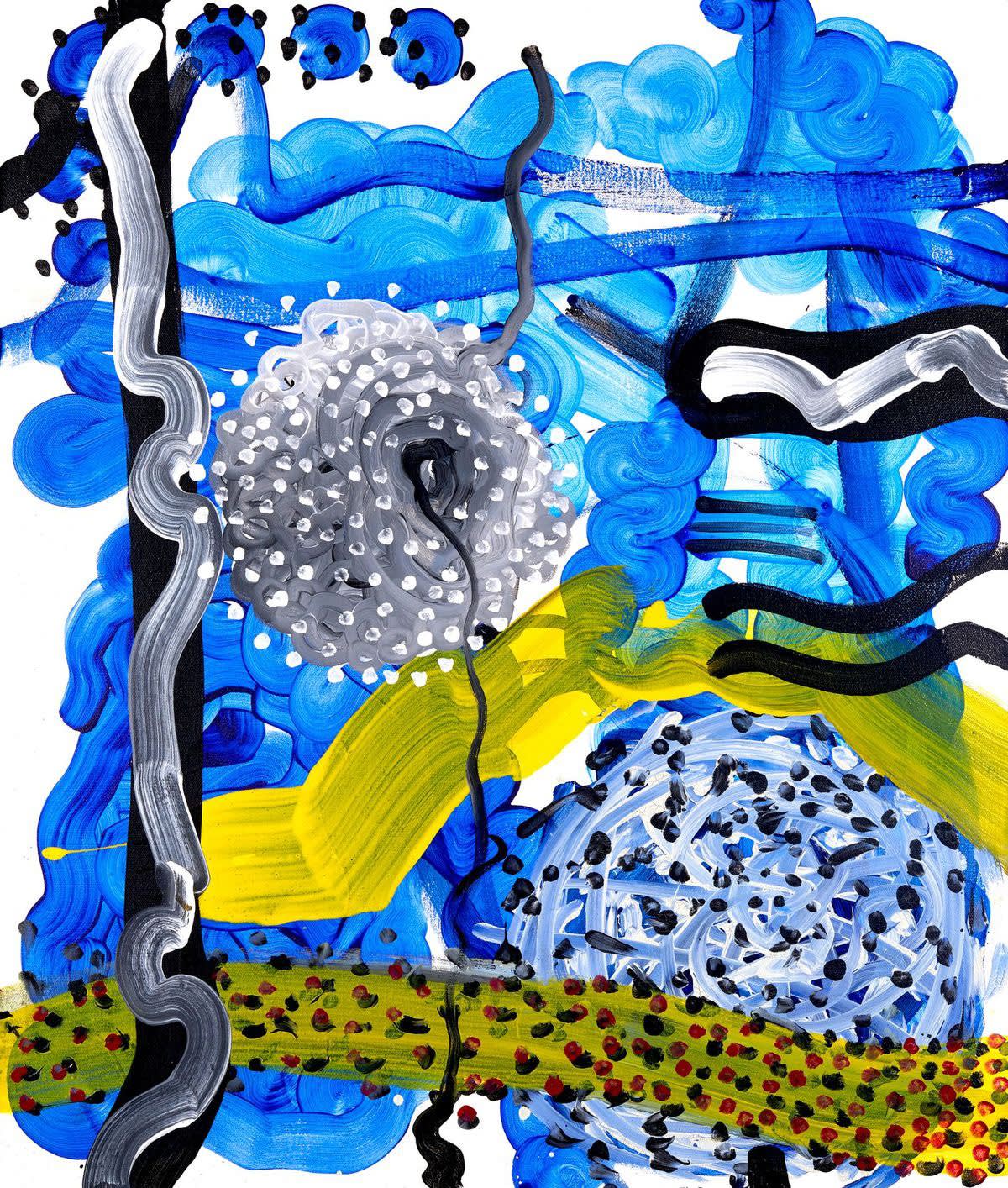 Peter Wayne Lewis, Buddha Plays Monk Suite #7, 2012