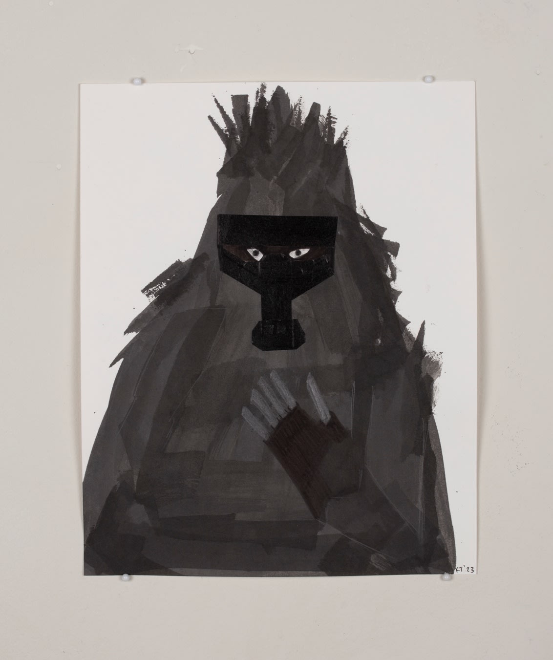 Katherine Taylor, Masked Gorilla, 2023