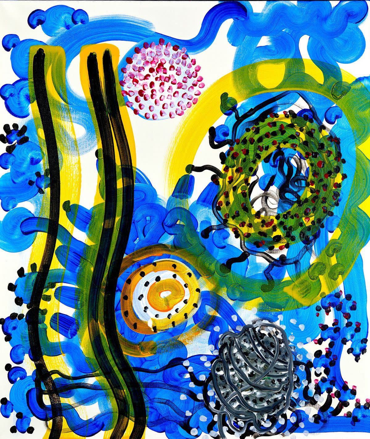 Peter Wayne Lewis, Buddha Plays Monk Suite #14 , 2012