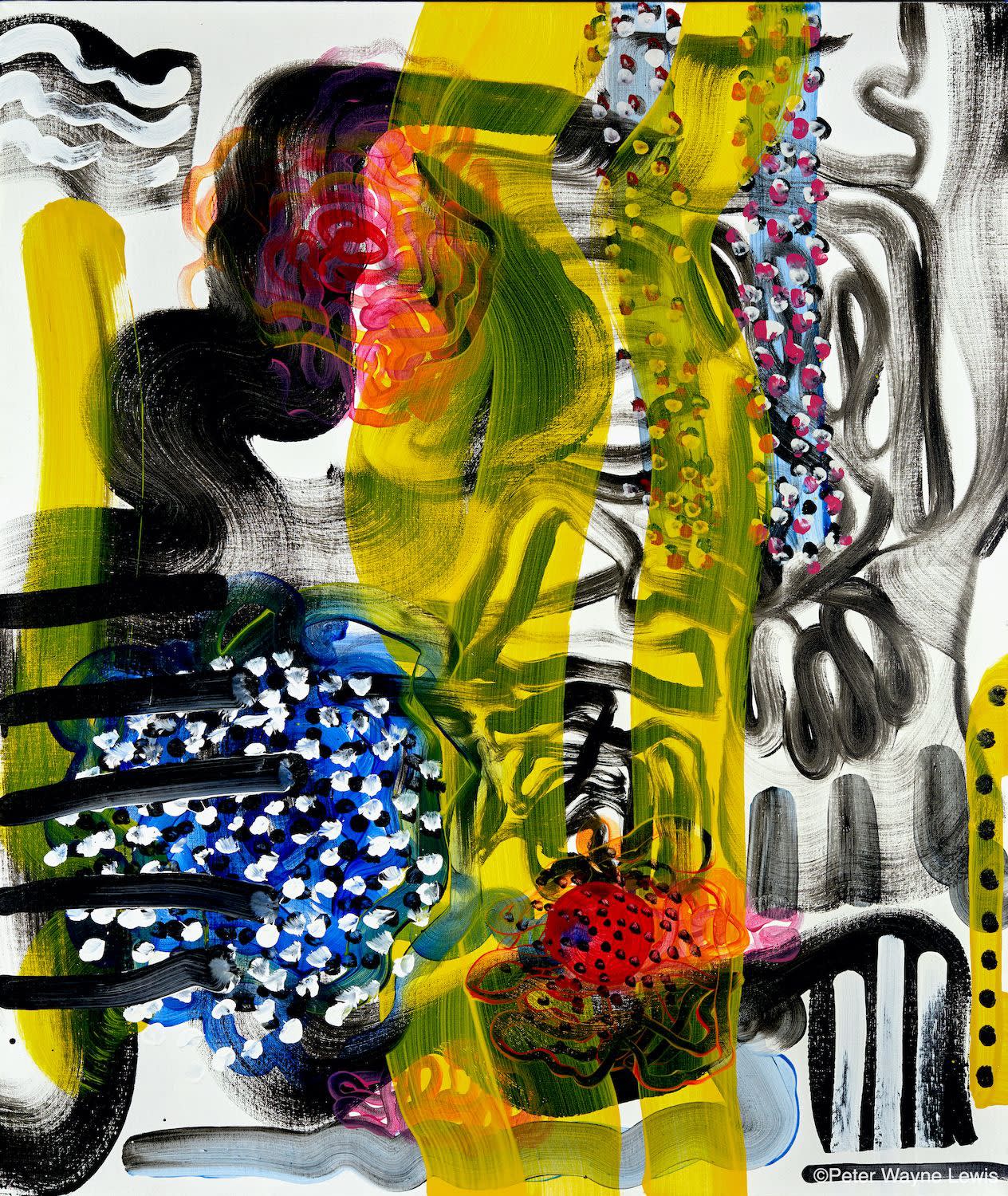 Peter Wayne Lewis, Buddha Plays Monk #9, 2012