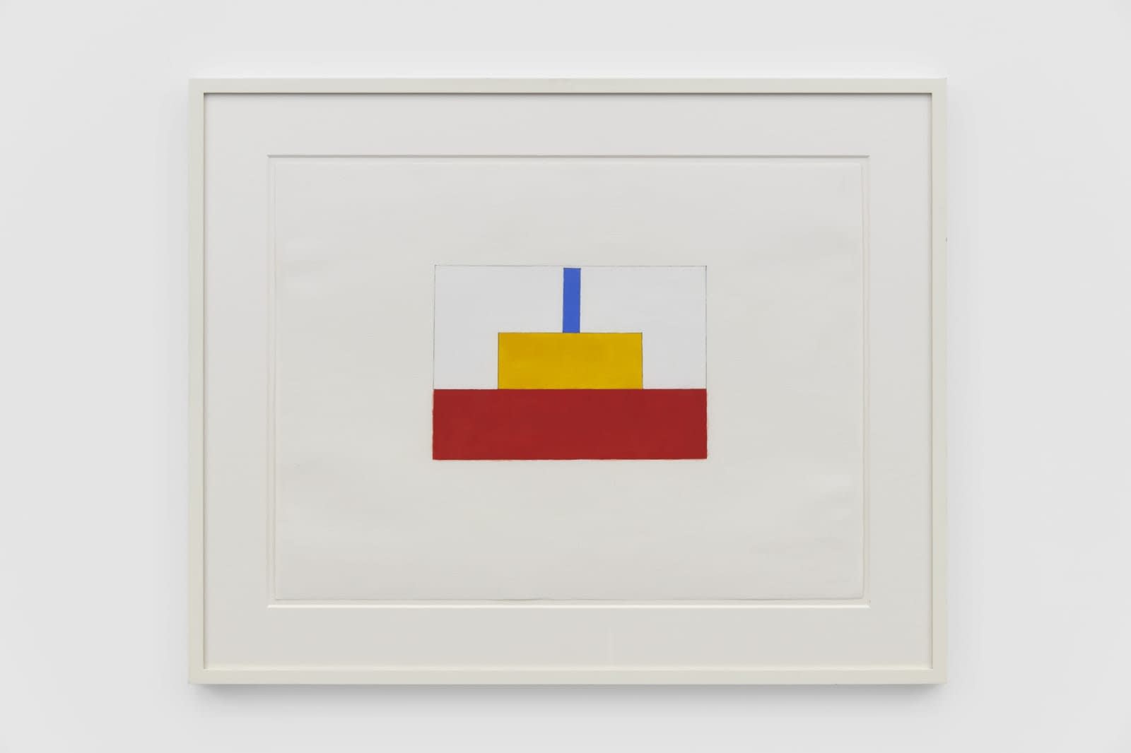 Untitled (Castle BYR), 2002 oil, pencil on paper 56.7 x 76.3 cm. 22 3/8 x 30 1/8 in.
