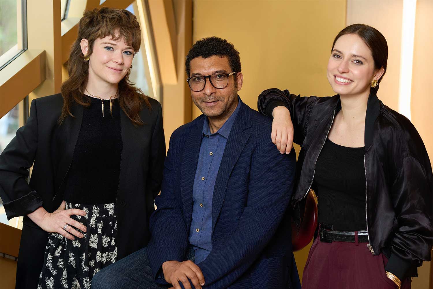 Image: (Left to right) Aspenn Golann, Ibrahim Said, and Joy Harvey. Photo by Argenis Apolinario, Courtesy of The Met