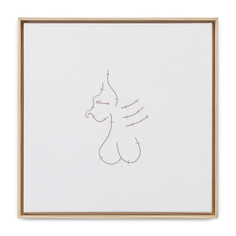 Rebeca Carapiá, Caderno 2 - Tela 5 (da série Como colocar ar nas palavras), 2020