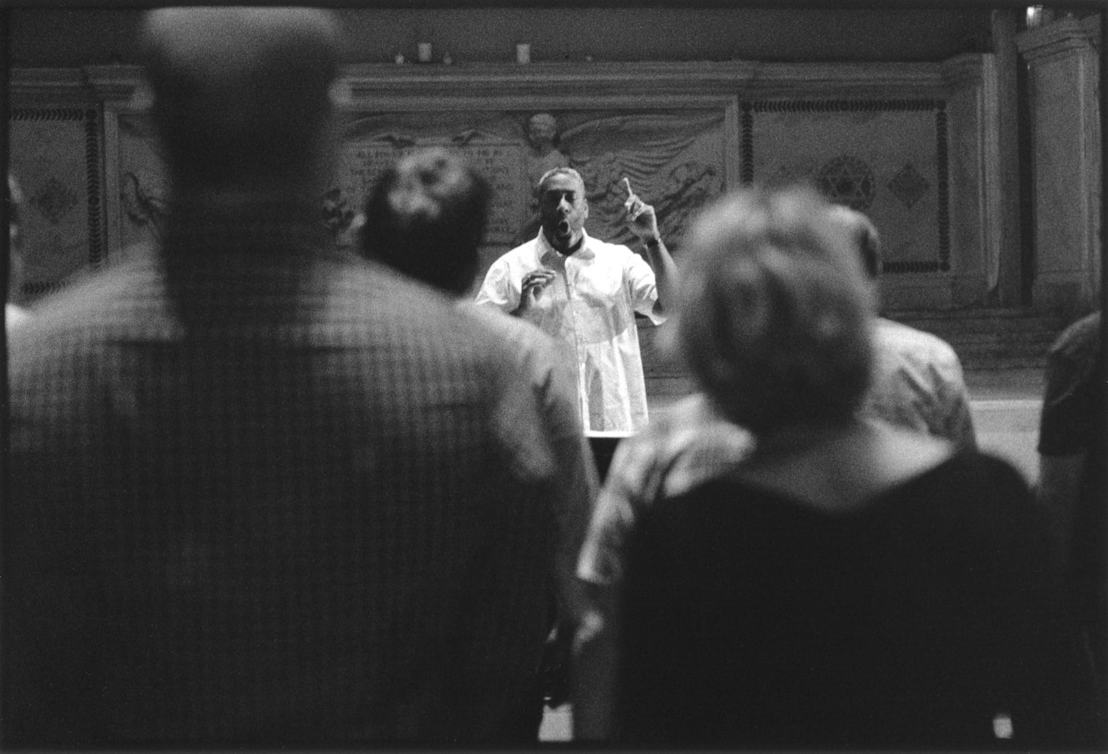 West Village Chorale, Ira Spaulding, conductor, Judson Memorial Church, Washington Square, July 11, 2016 2016, printed 2022 Gelatin silver print with selenium tone Edition of 20 plus 1 artist's proof (WMS012)