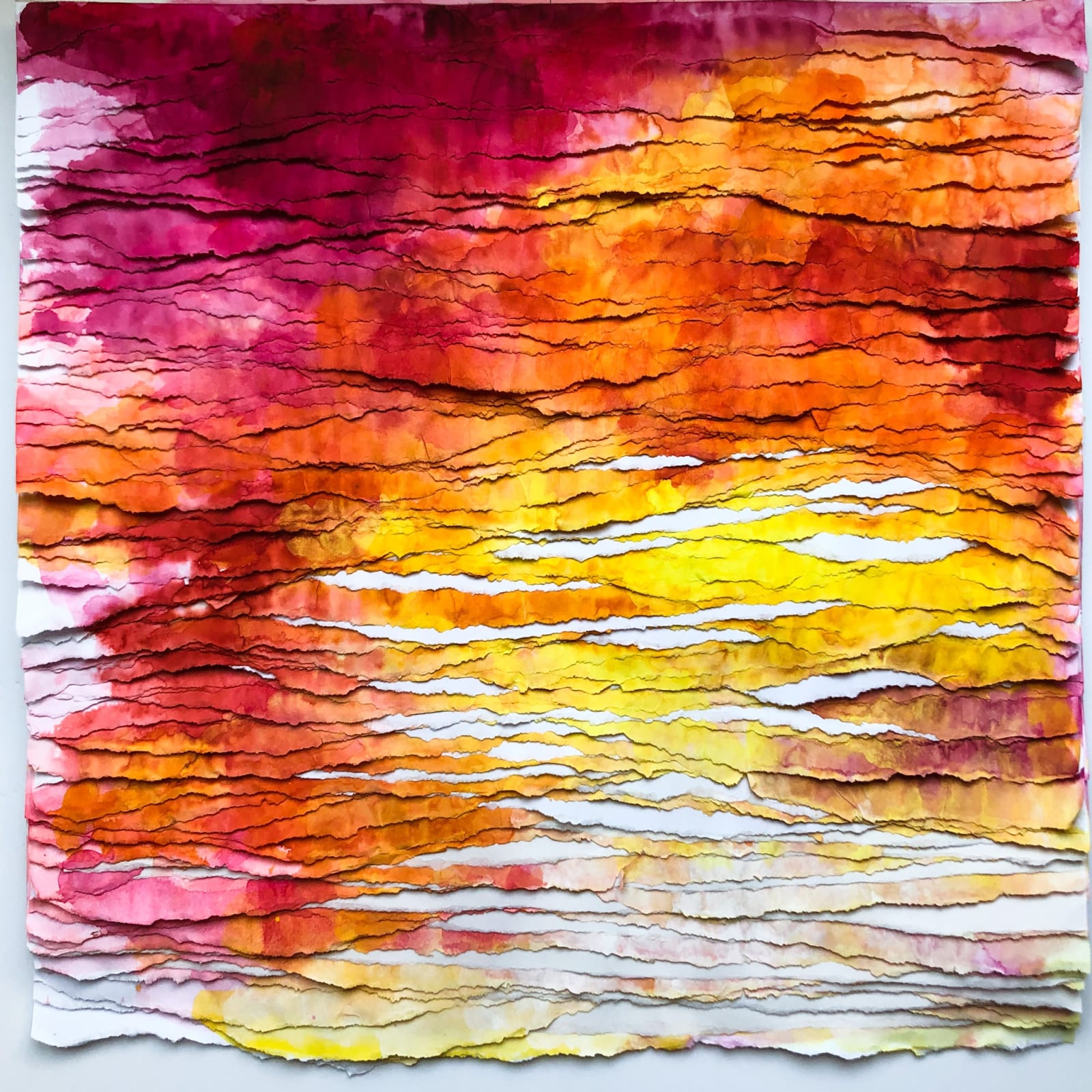 Abstract watercolor work