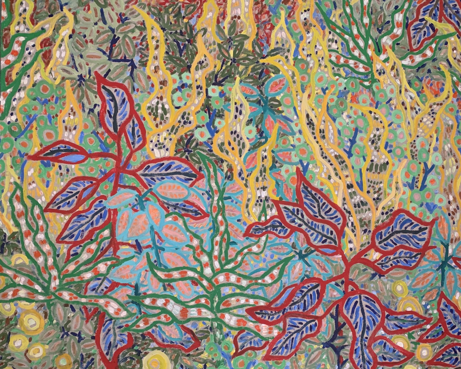 painting of plants