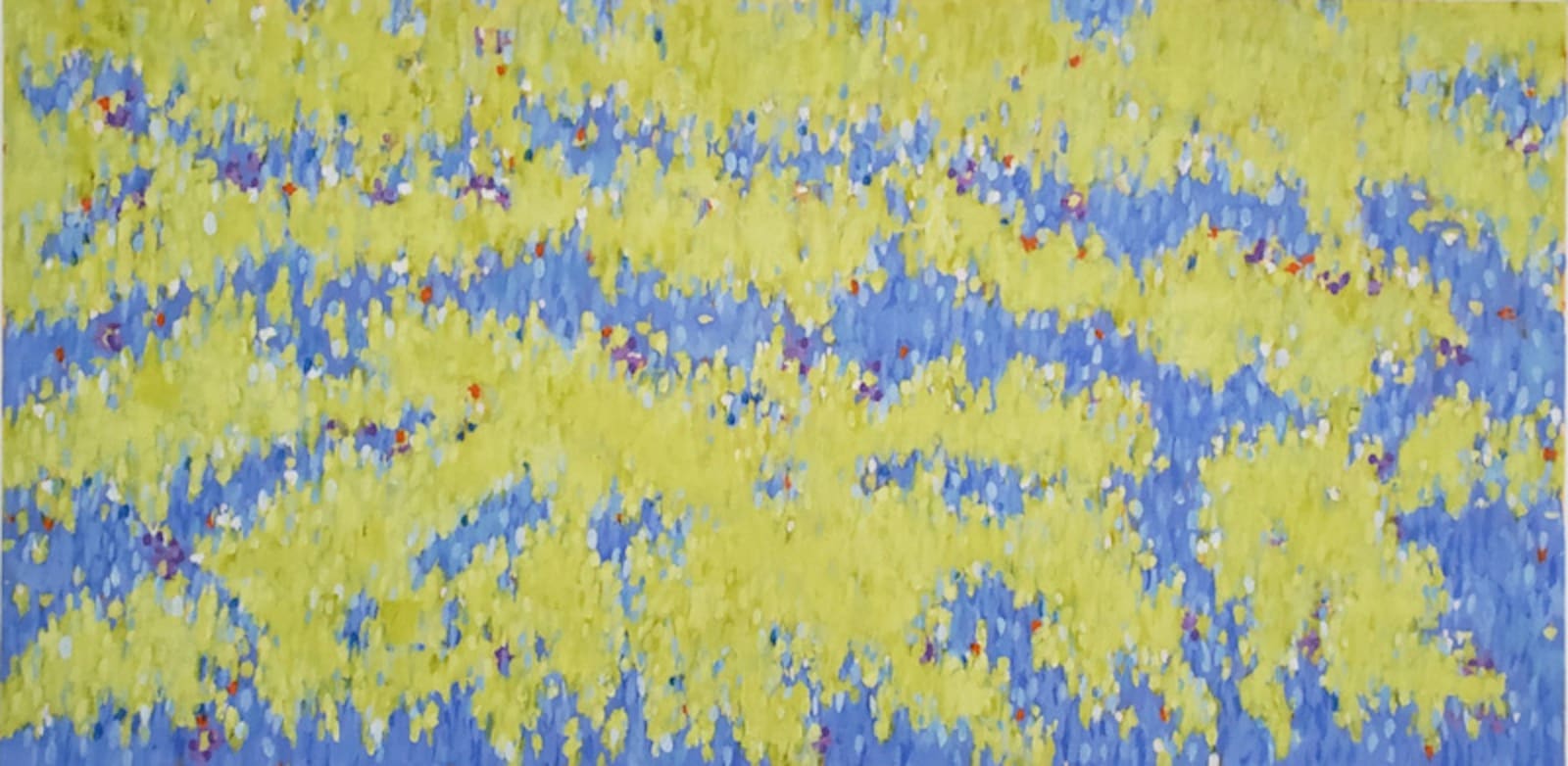 Painting of grassy wetlands