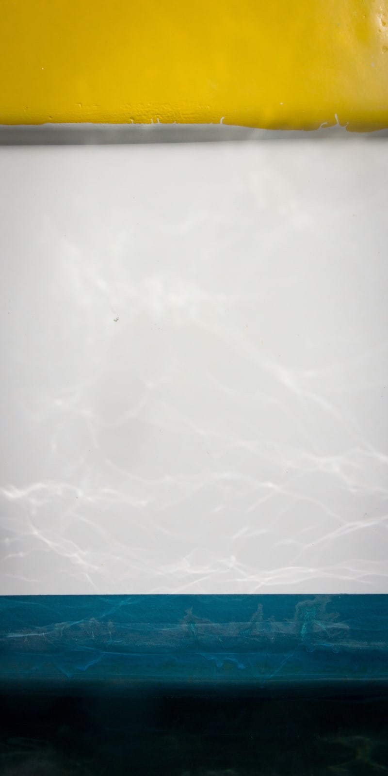 Photograph of underside of boat