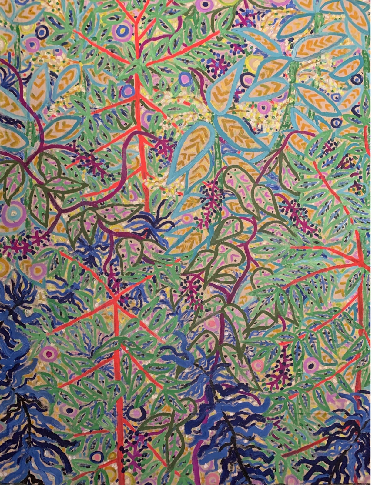 painting of plants