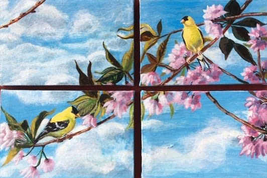 Painting of a bird