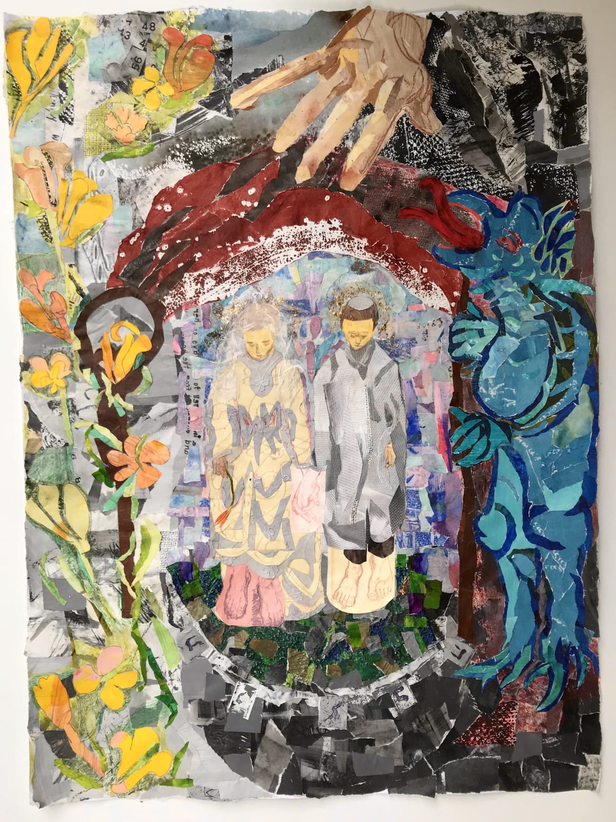 Mixed media work.