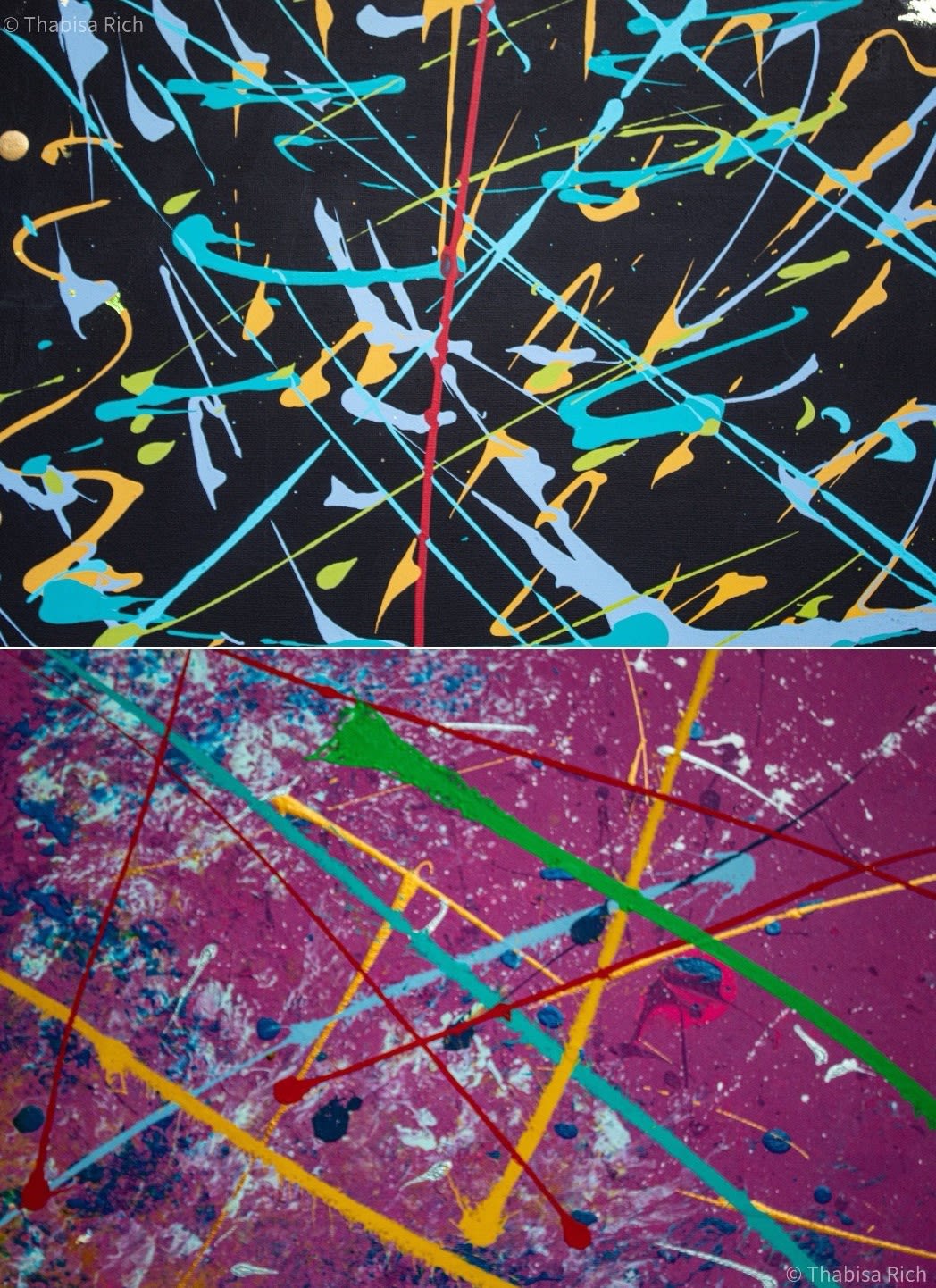 abstract colorful painting