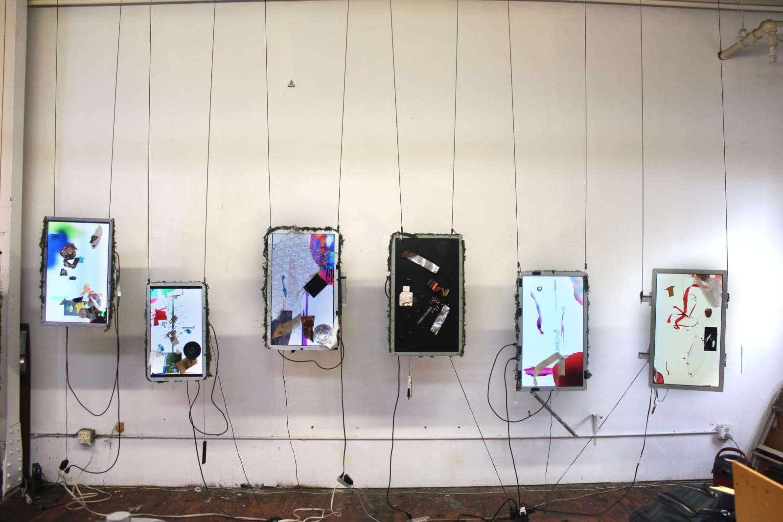 Paul Theriault, Videopainting Studio Installation