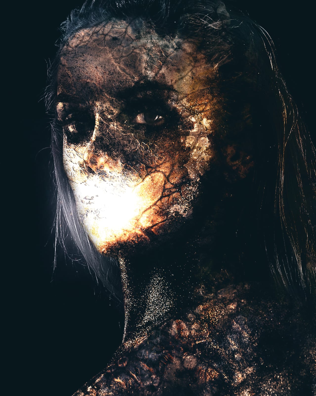An abstracted face
