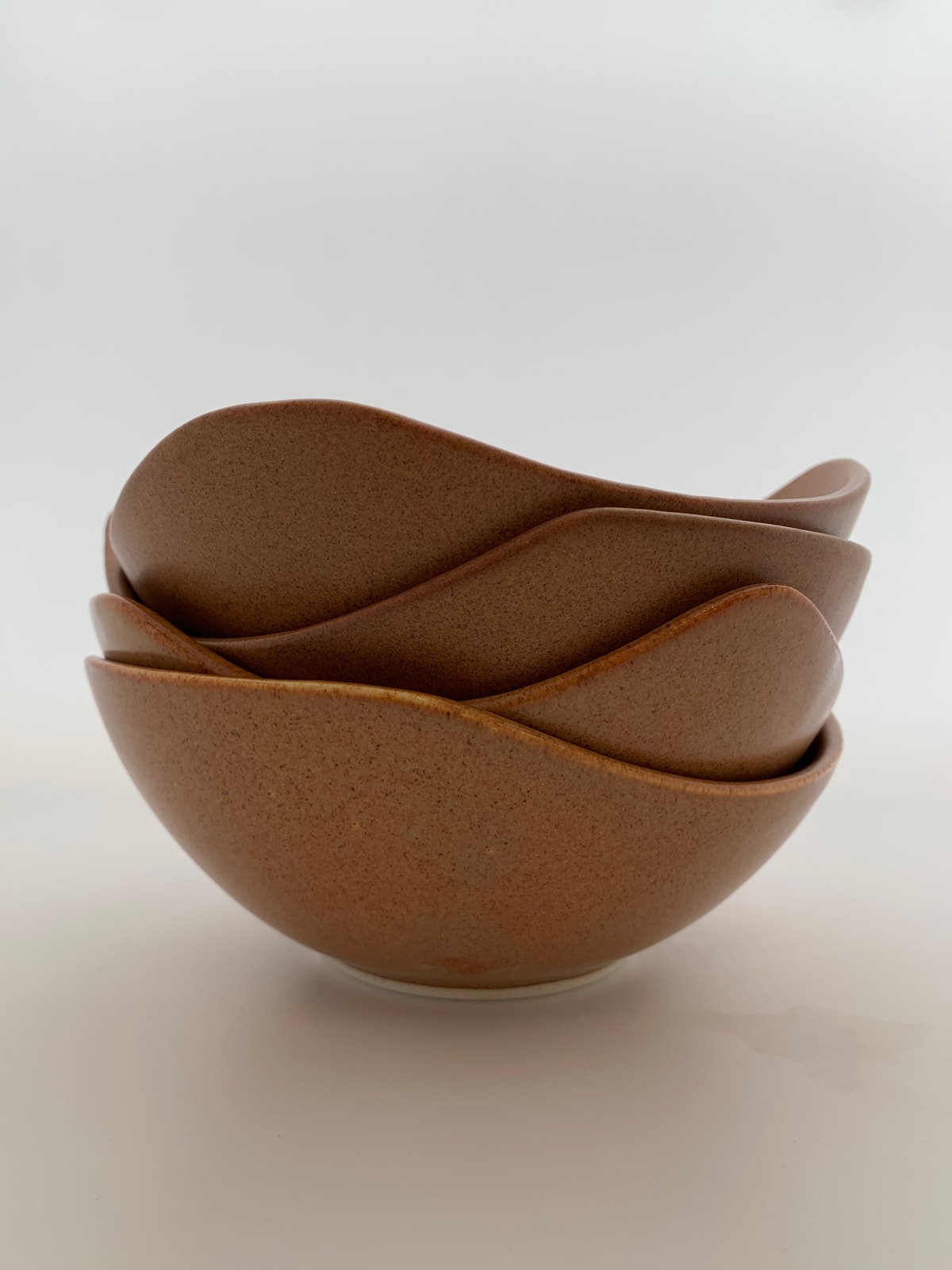 Series of four porcelain bowls