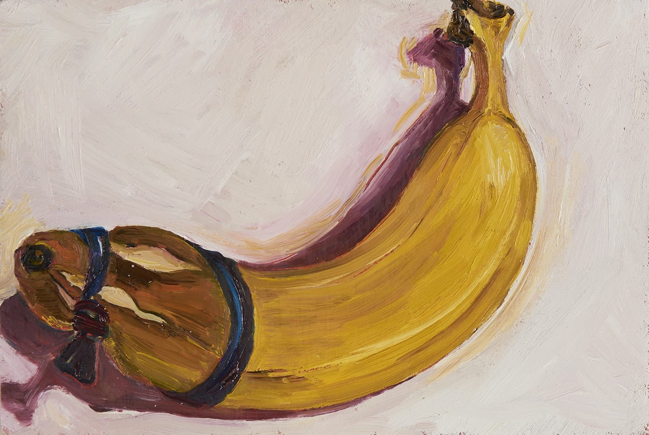 bananas oil painting