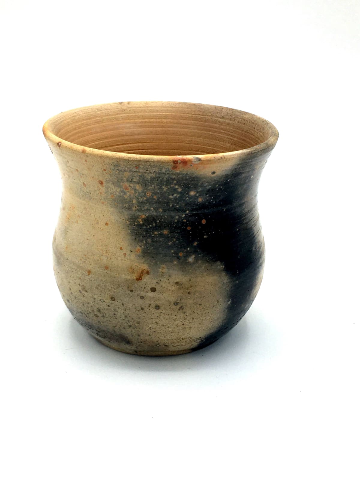 A small ceramic vase