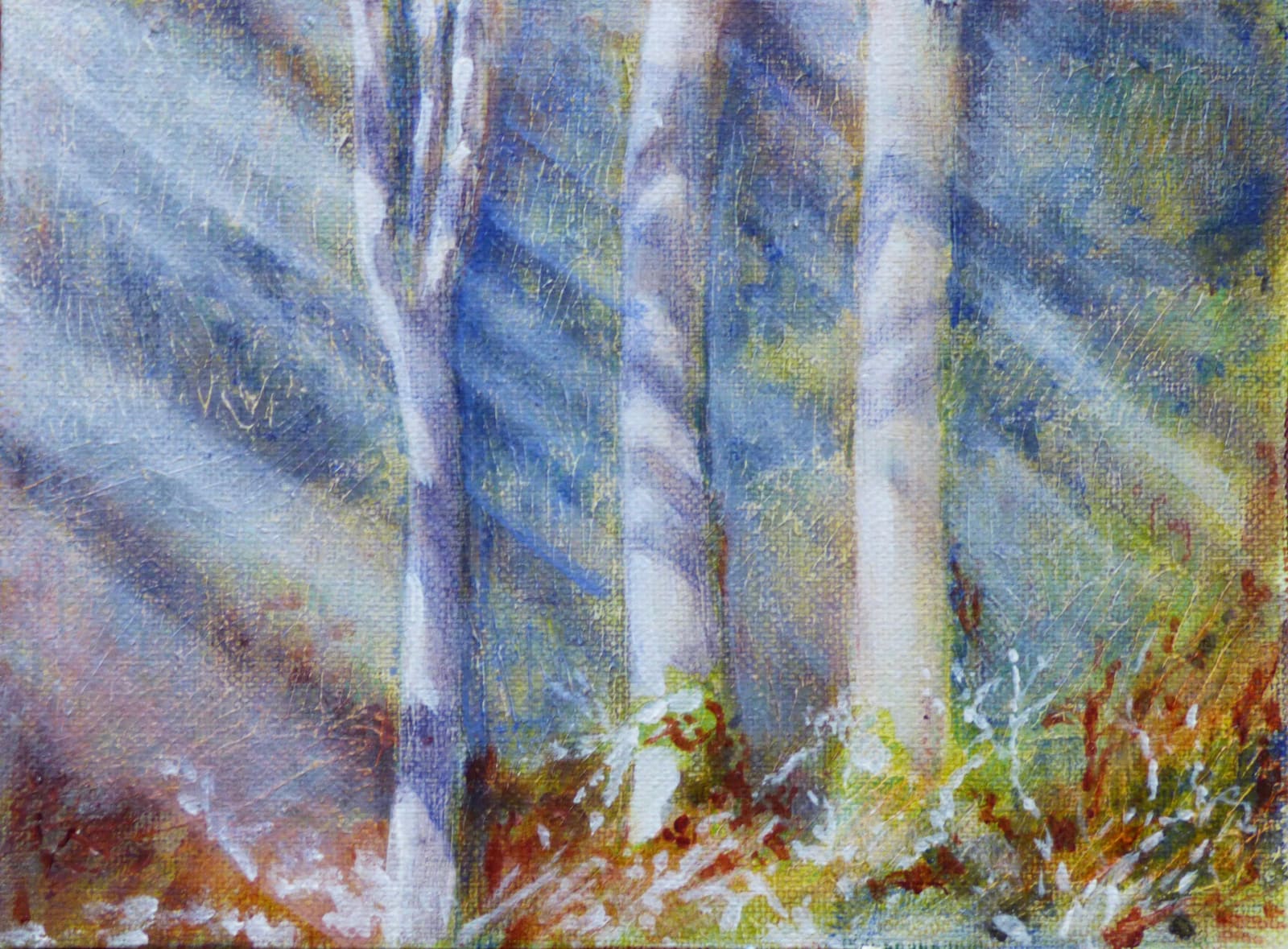 Painting of the woods