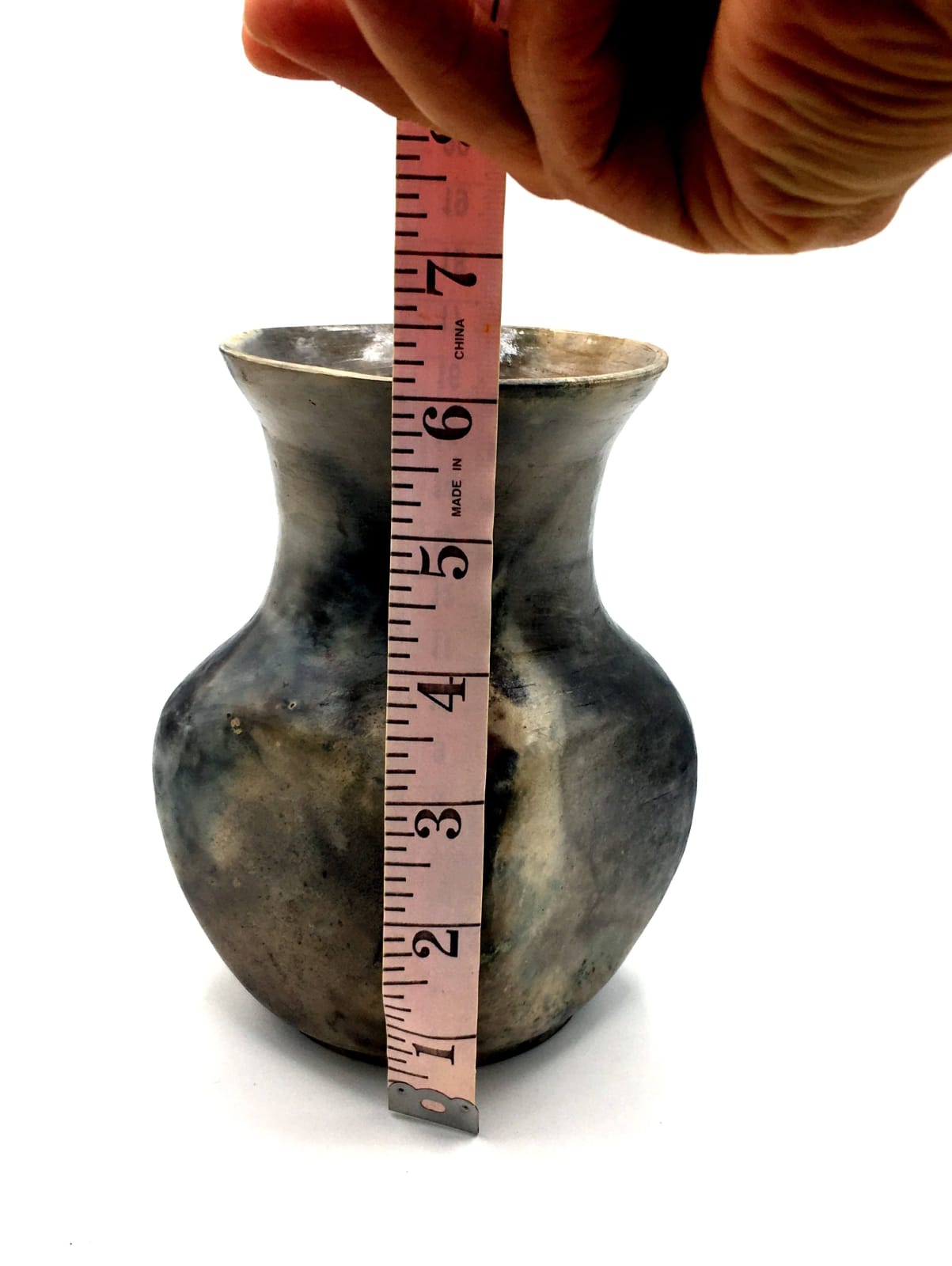 Jessica Zamachaj, Pit Fired Paddled Vase, 2019