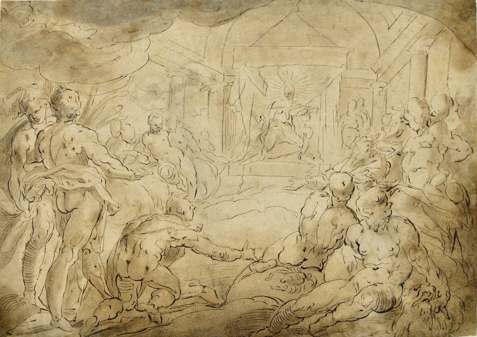 Gerrit Pietersz (Amsterdam 1566 - 1612) , Phaeton before Apollo