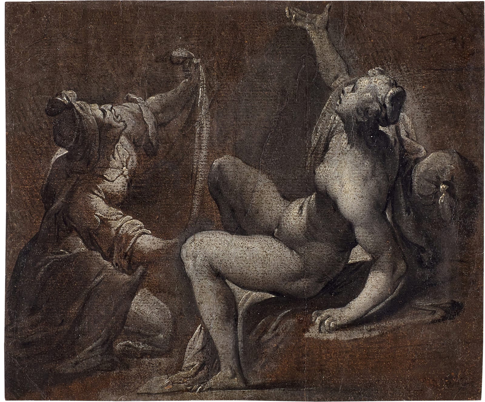 Denys Calvaert (Antwerp 1540 - 1619 Bologna), Danaë and the Shower of Gold